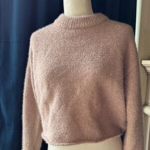 H&M Soft Pink Turtleneck Sweater
